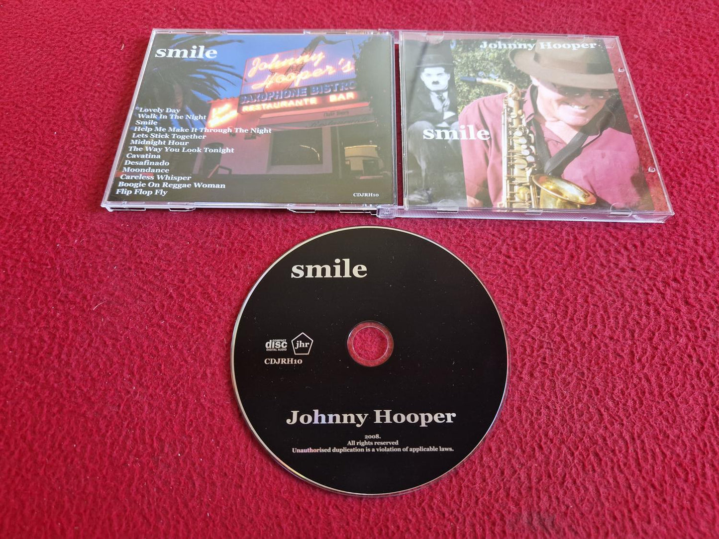 JOHNNY HOOPER SMILE CD