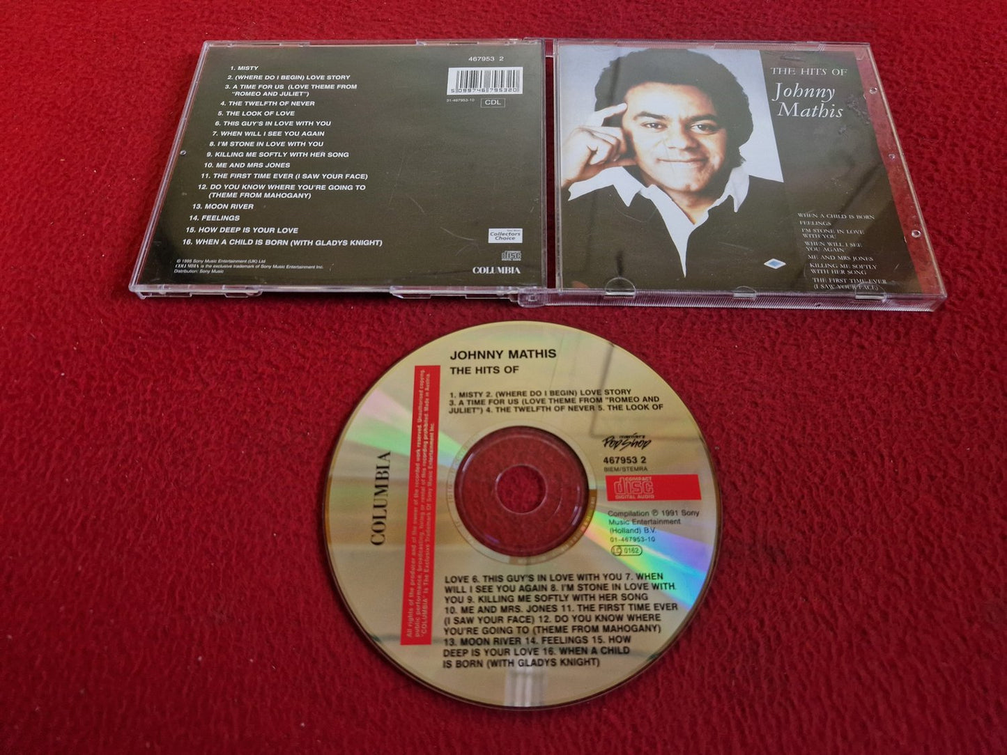 JOHNNY MATHIS THE HITS OF CD