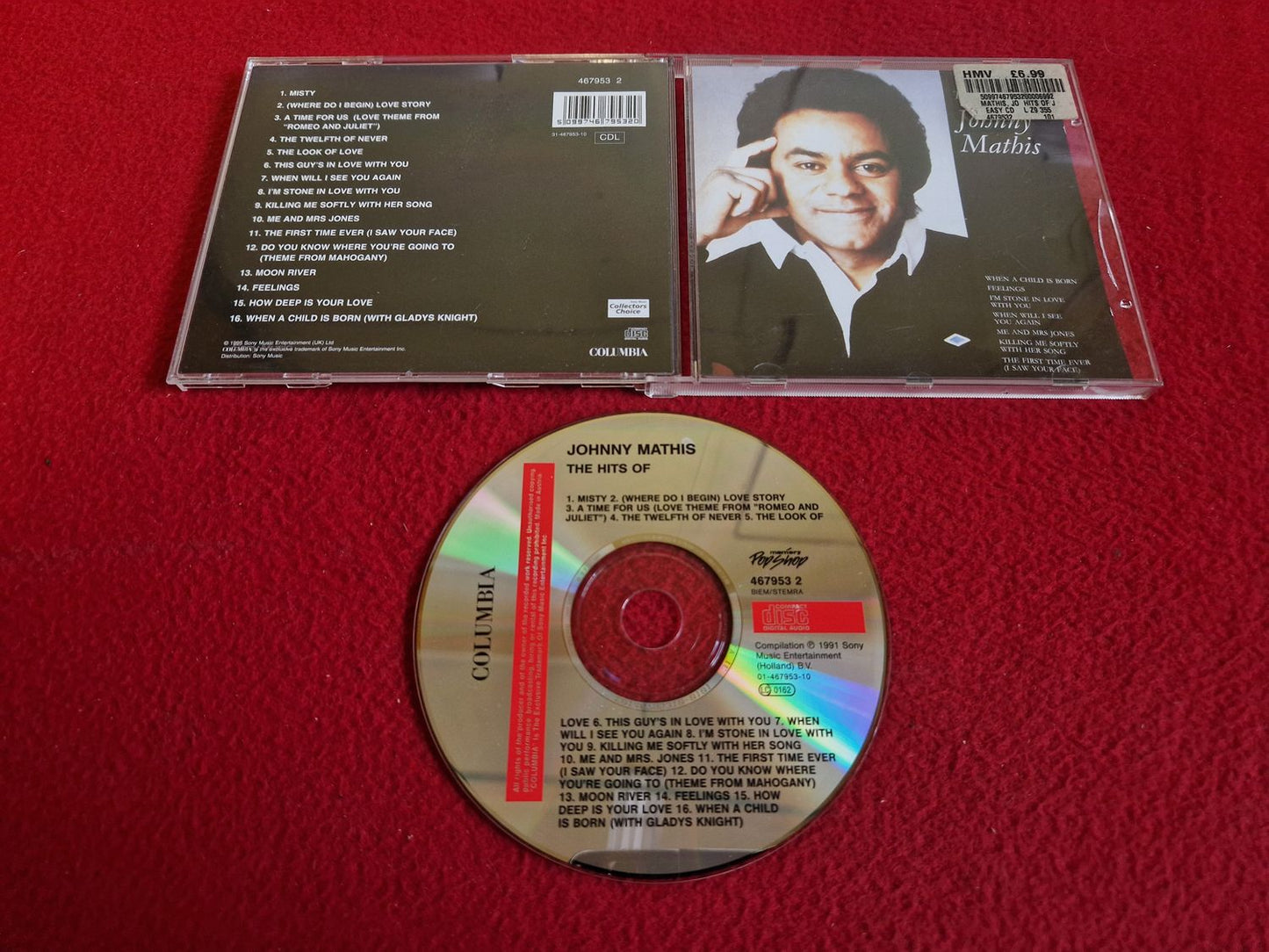 JOHNNY MATHIS THE HITS OF CD