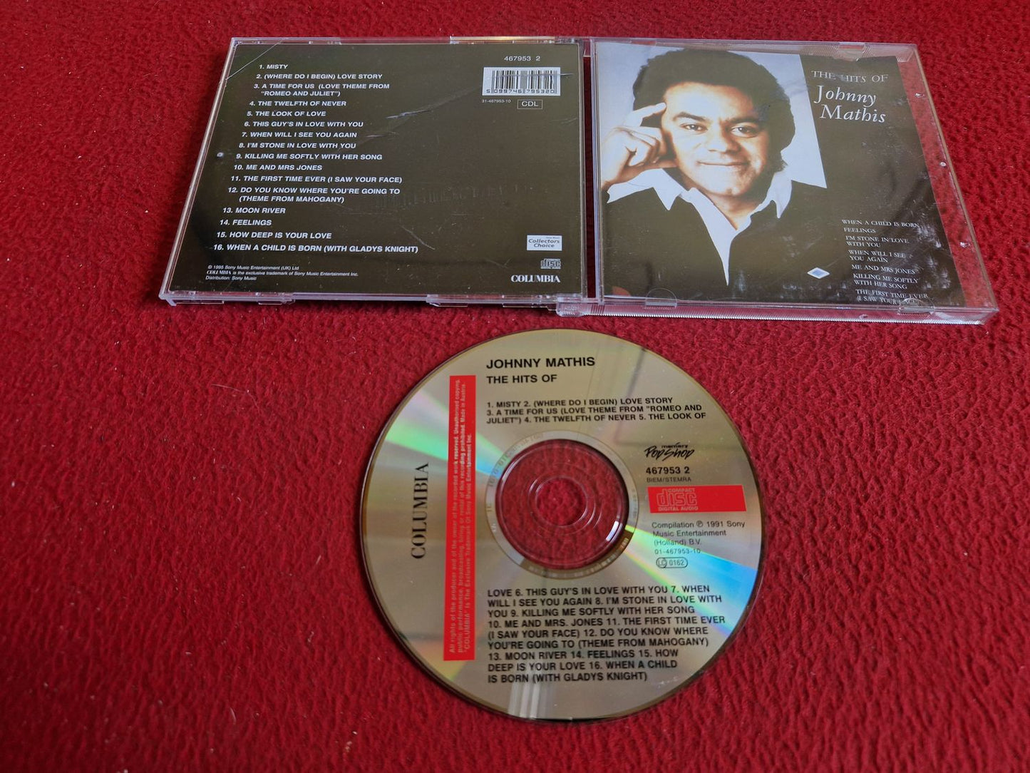 JOHNNY MATHIS THE HITS OF CD