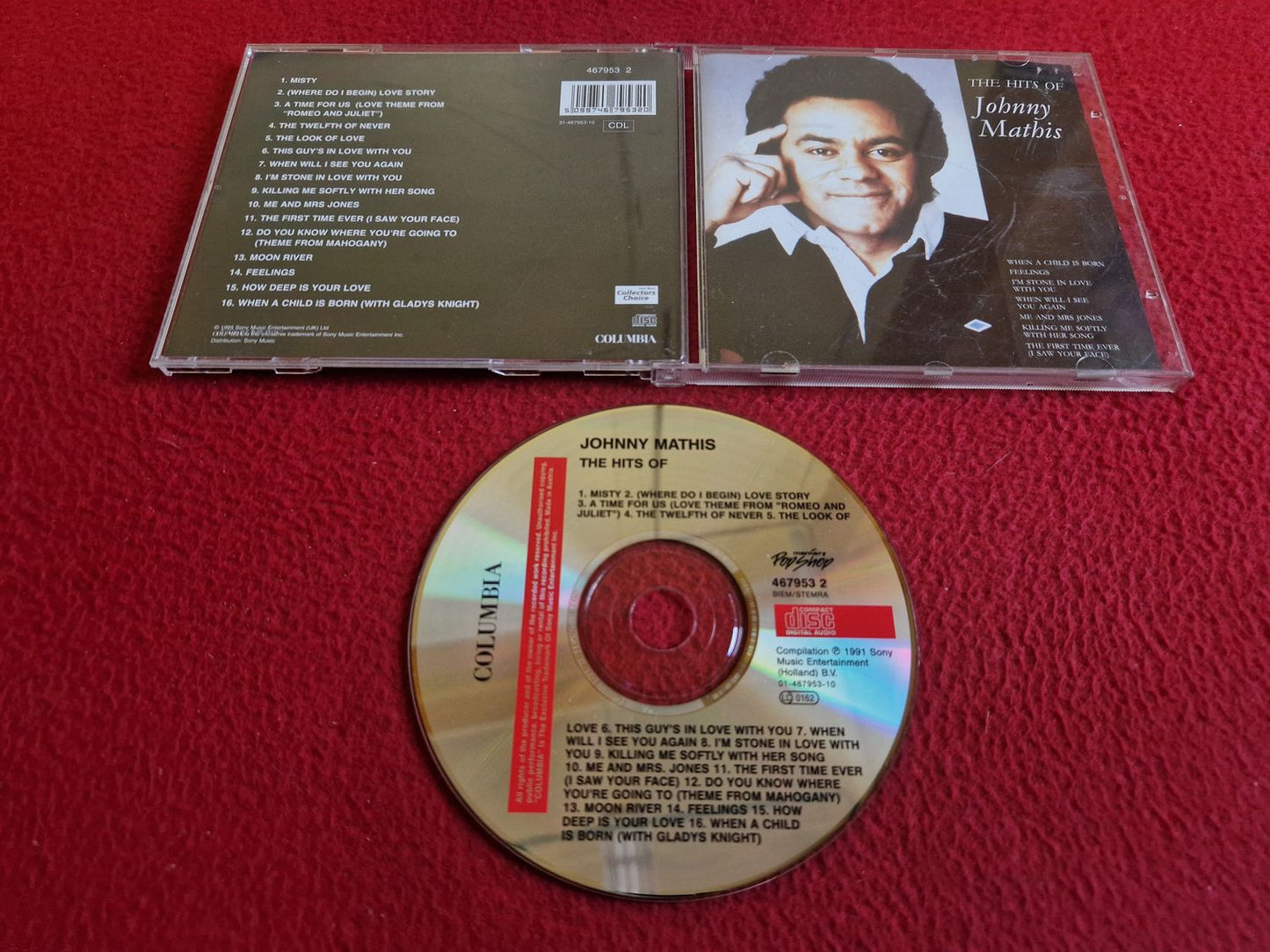 JOHNNY MATHIS THE HITS OF CD