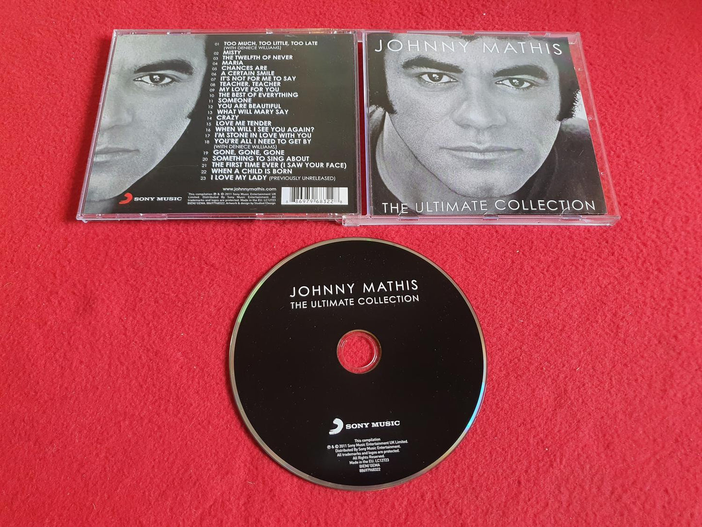 JOHNNY MATHIS THE ULTIMATE COLLECTION till CD