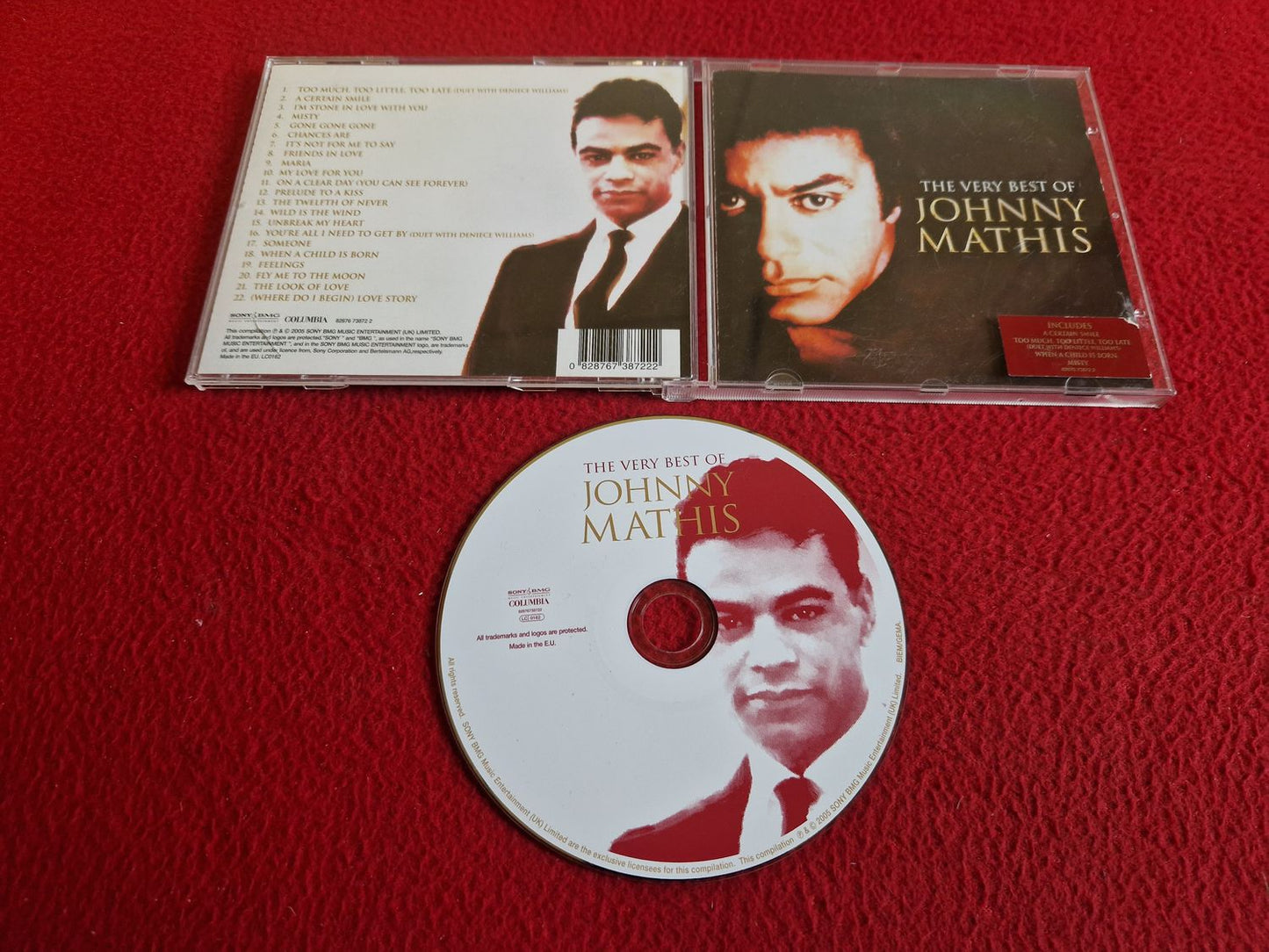 JOHNNY MATHIS THE VERY BEST OF JOHNNY MATHIS  CD