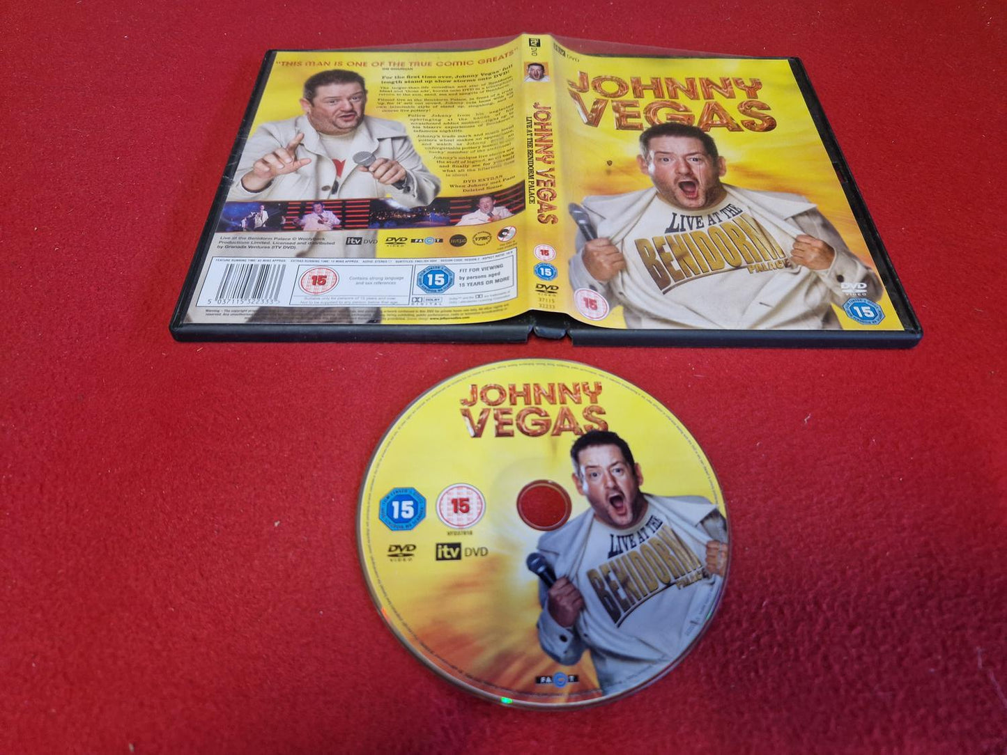 JOHNNY VEGAS LIVE AT THE BENIDORM PALACE till DVD