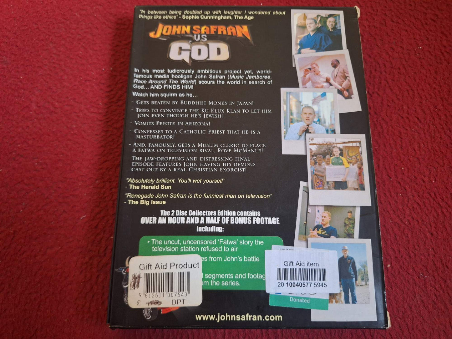JOHN SAFRAN VS GOD DVD