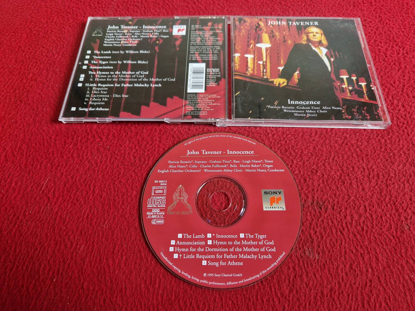 JOHN TAVENER INNOCENCE CD