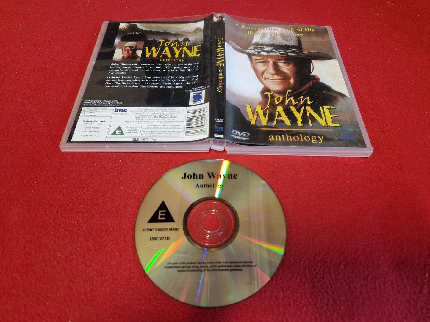 JOHN WAYNE ANTHOLOGY till DVD