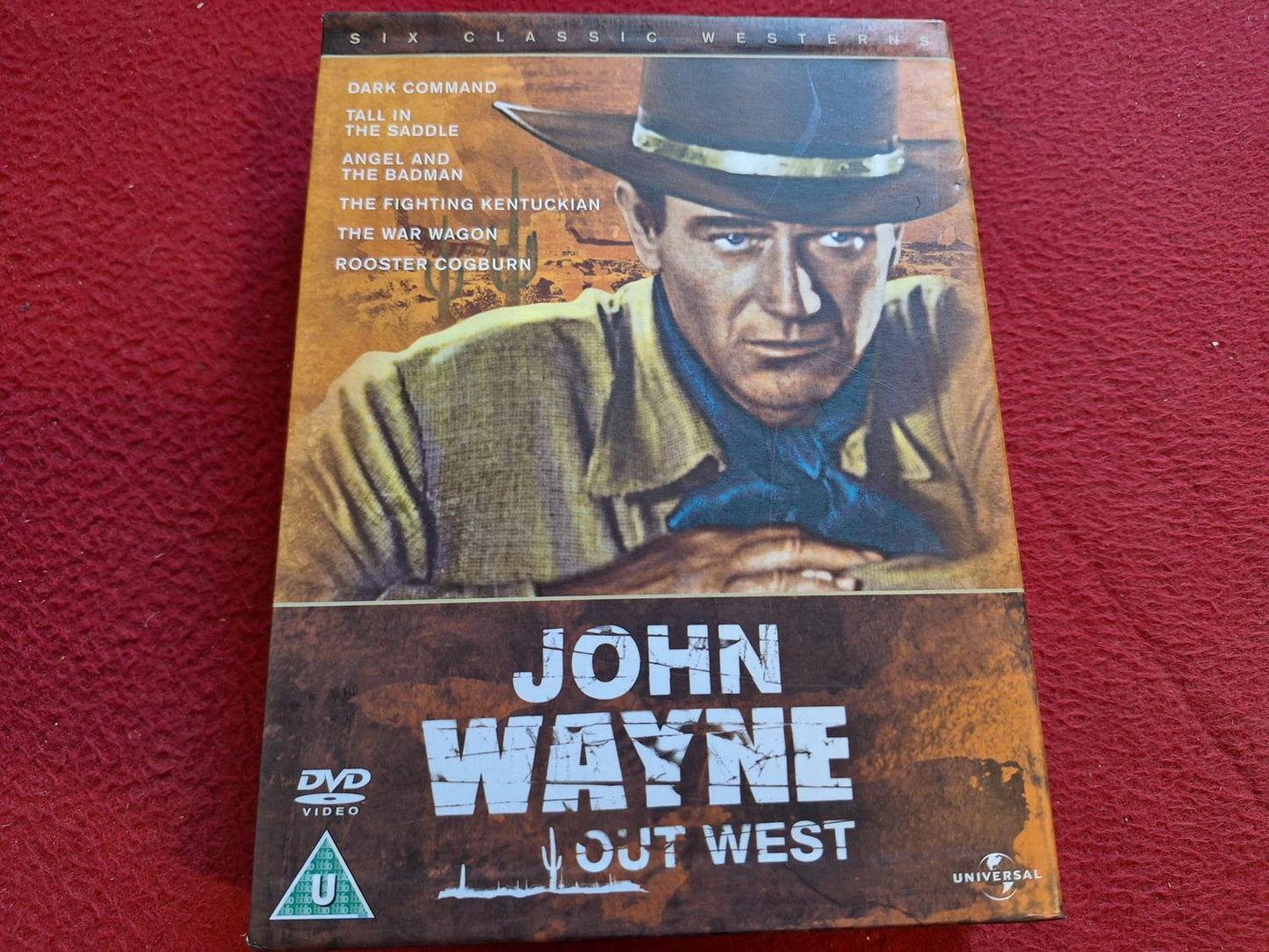 JOHN WAYNE OUT WEST - DARK COMMAND / TALL IN THE SADDLE mfl BOX DVD