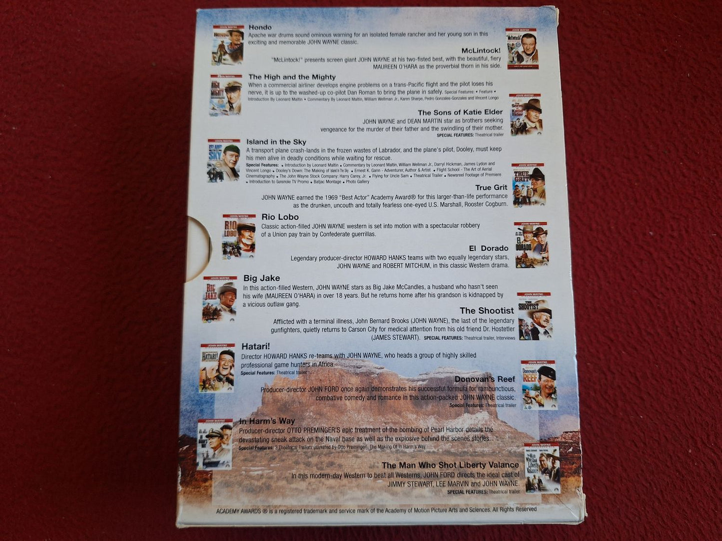JOHN WAYNE PARAMOUNT COLLECTION - HONDO / MCLINTOCK mfl BOX DVD