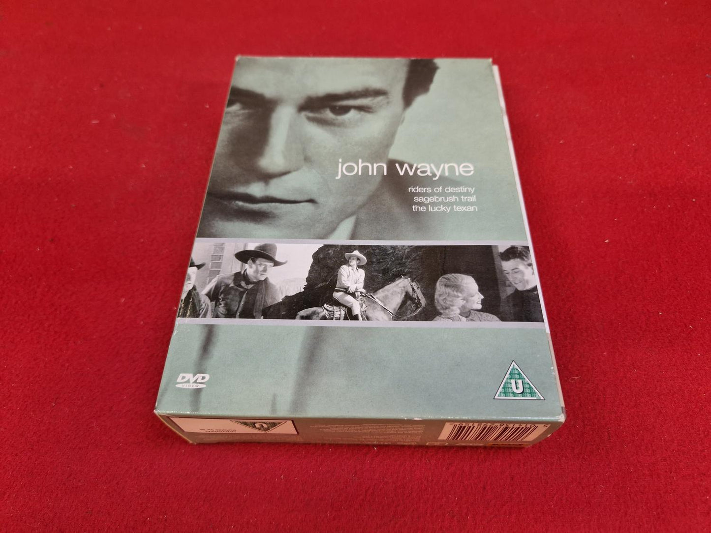 JOHN WAYNE RIDERS OF DESTINY / SAGEBRUSH TAIL / THE LUCKY TEXAN BOX till DVD