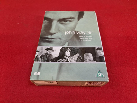 JOHN WAYNE RIDERS OF DESTINY / SAGEBRUSH TAIL / THE LUCKY TEXAN BOX till DVD