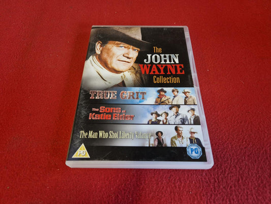 JOHN WAYNE TRUE GRIT / SONS OF KATIE ELDER /MAN WHO SHOT LIBERTY... BOX till DVD
