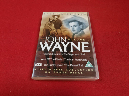 JOHN WAYNE VOL 1 RIDERS OF DESTINY / SAGEBRUSH TRAIL / LUCKY TEXAN mfl BOX DVD