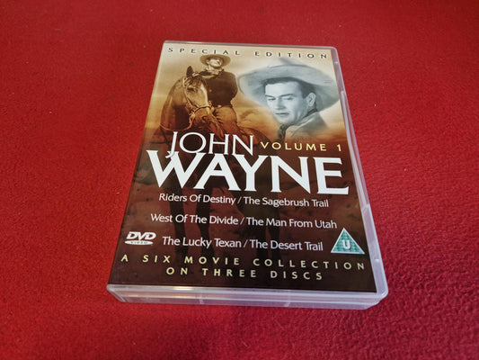 JOHN WAYNE VOL 1 RIDERS OF DESTINY / THE SAGEBRUSH TRAIL mfl BOX till DVD
