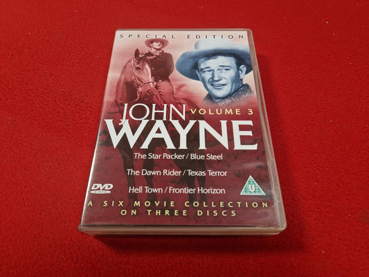 JOHN WAYNE VOL 3 STAR PACKER / BLUE STEEL / DAWN RIDER mfl BOX till DVD