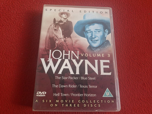 JOHN WAYNE VOL 3 THE STAR PACKER mfl [ PAL / NTSC BLANDAT SE BILD ] BOX DVD