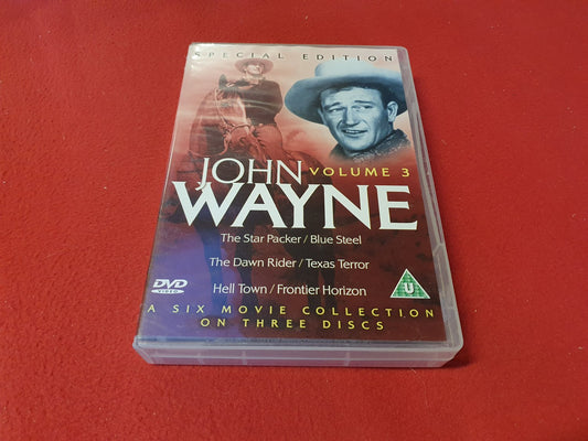 JOHN WAYNE VOLUME 3 STAR PACKER / BLUE STEEL / DAWN RIDER mfl BOX till DVD