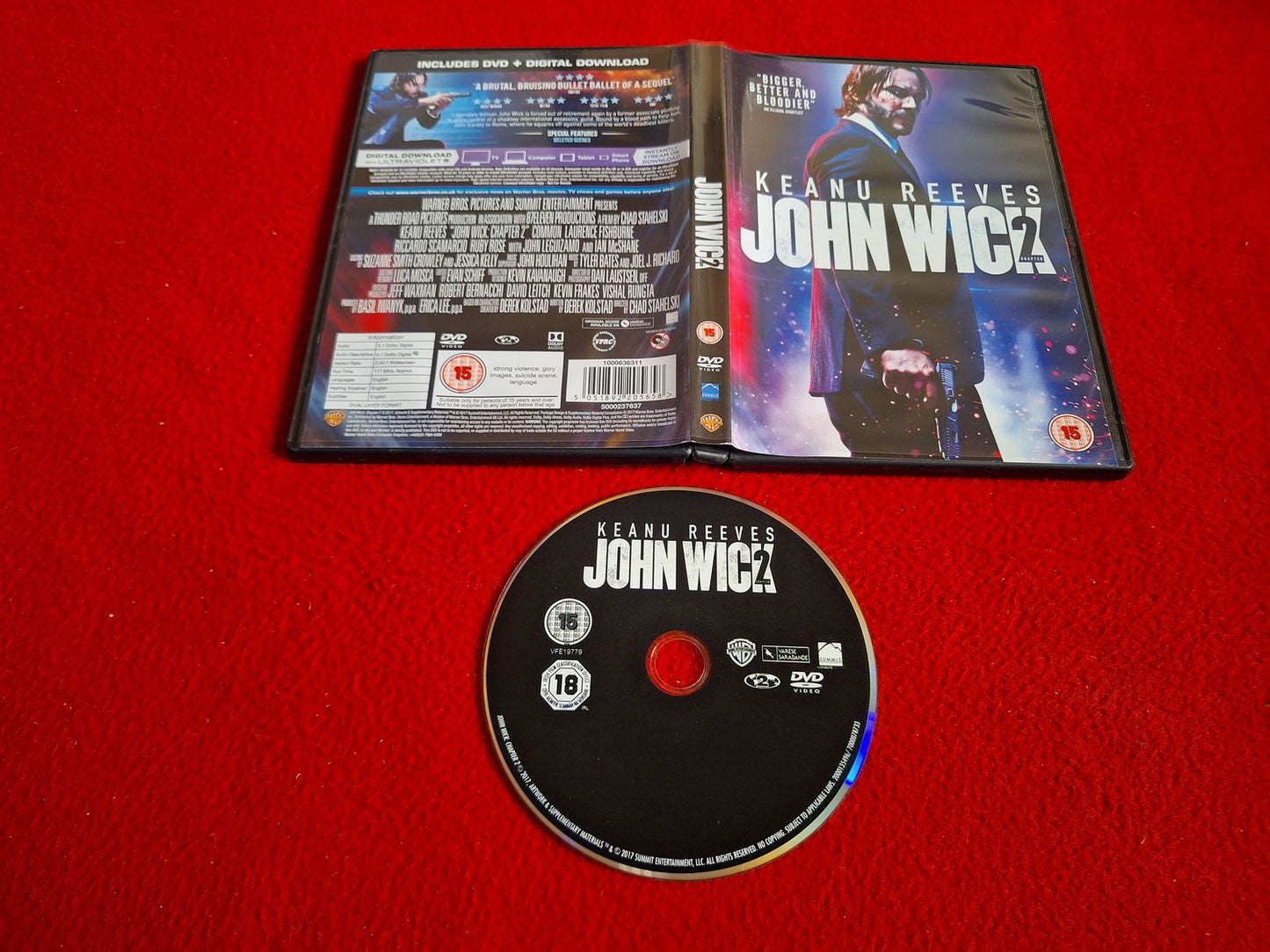 JOHN WICK 2 DVD