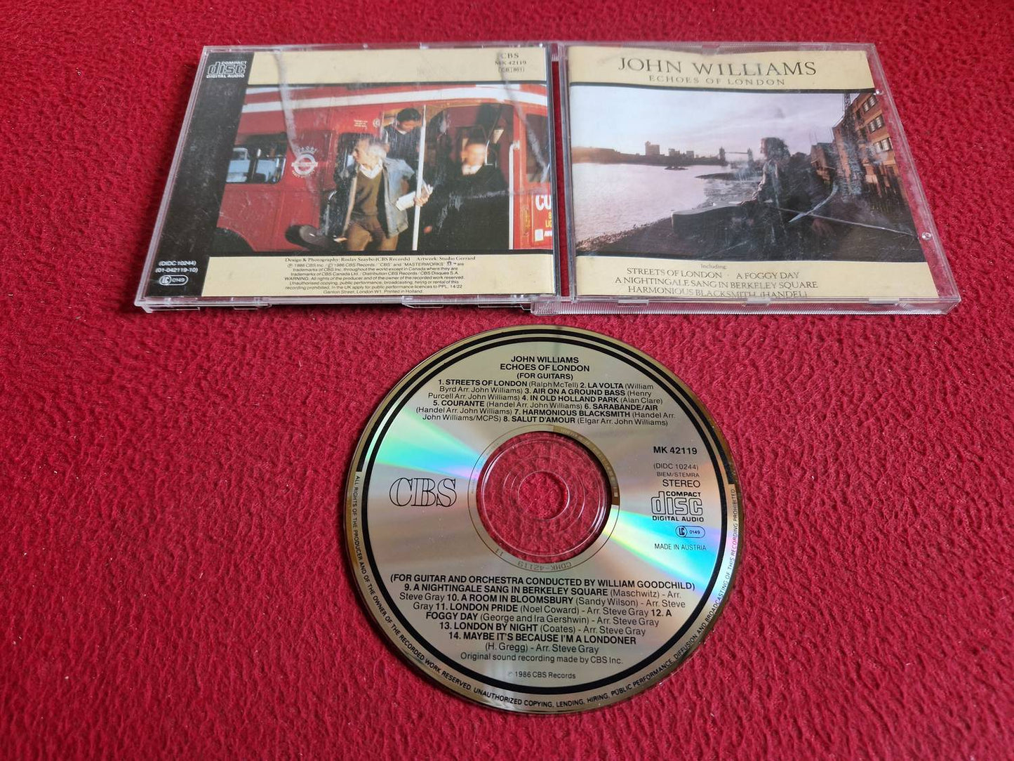 JOHN WILLIAMS ECHOES OF LONDON CD