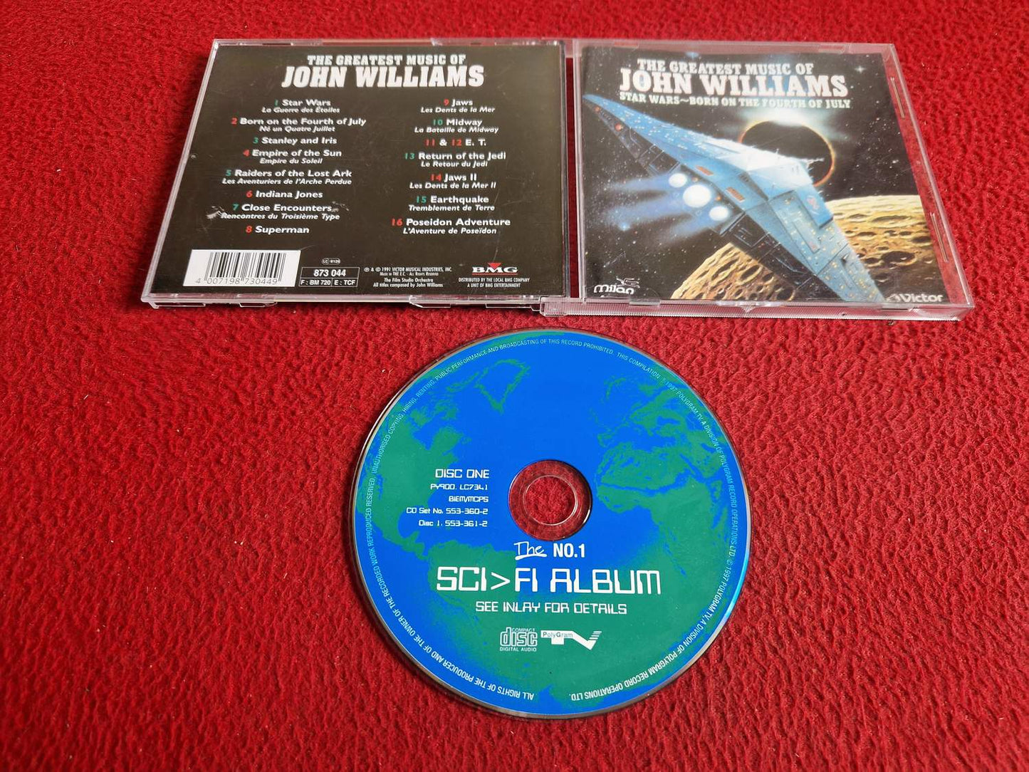 JOHN WILLIAMS THE GREATEST MUSIC OF STAR WARS - BORN ON THE FOURTH OF JULY CD