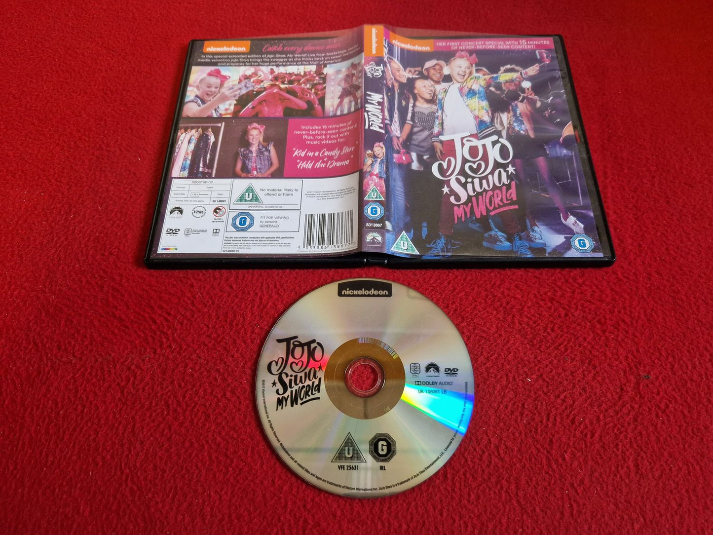 JOJO SIWA: MY WORLD DVD