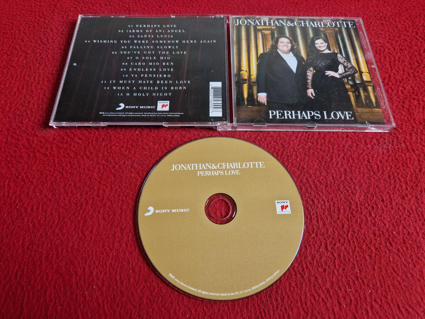 JONATHAN & CHARLOTTE PERHAPS LOVE CD