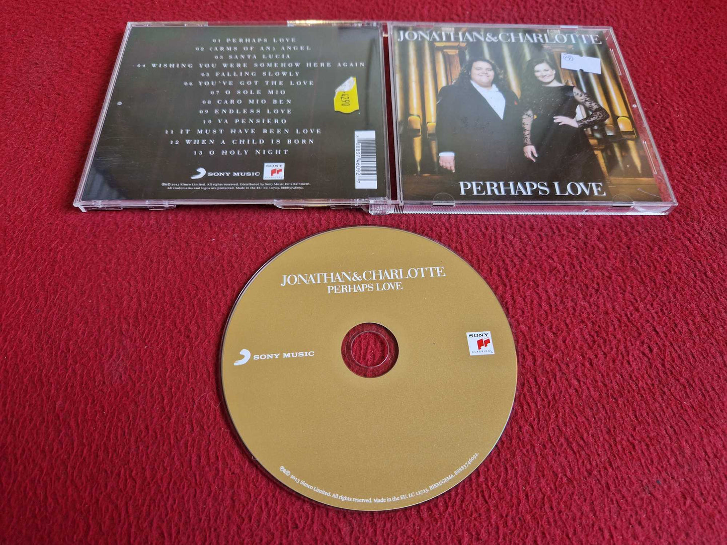 JONATHAN & CHARLOTTE PERHAPS LOVE CD