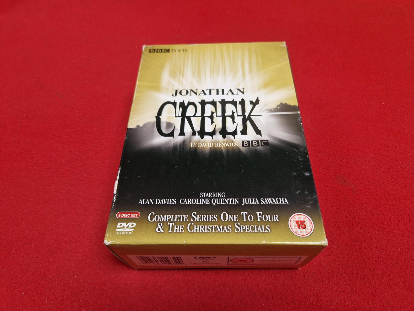 JONATHAN CREEK COMPLETE SERIES 1 - 4 & THE CHRISTMAS SPECIALS BOX till DVD