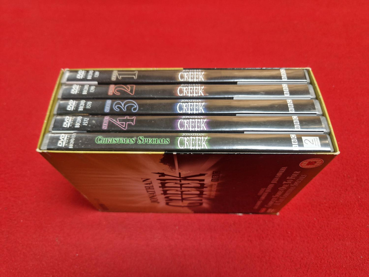 JONATHAN CREEK COMPLETE SERIES 1 - 4 & THE CHRISTMAS SPECIALS BOX till DVD