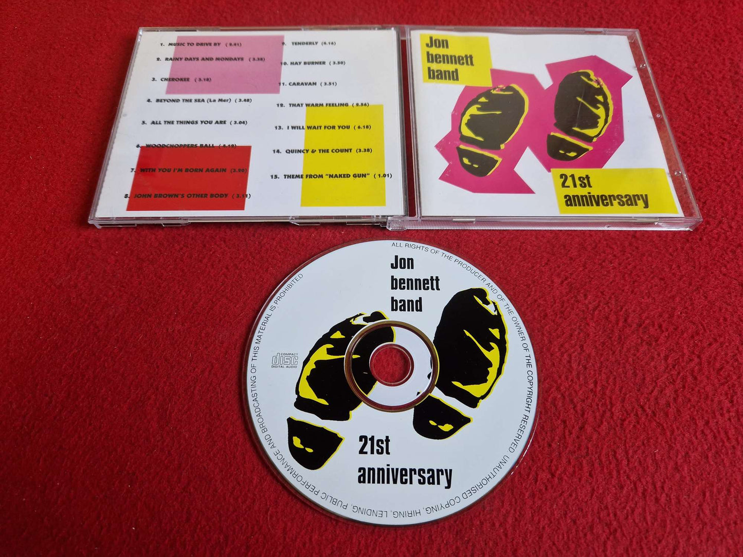 JON BENNETT BAND 21ST ANNIVERSARY CD