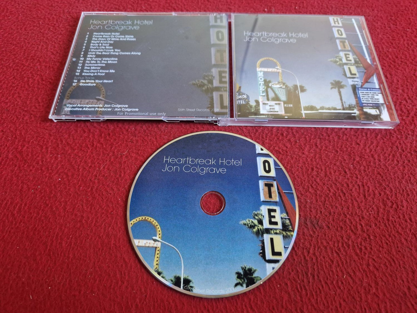 JON COLGRAVE HEARTBREAK HOTEL CD