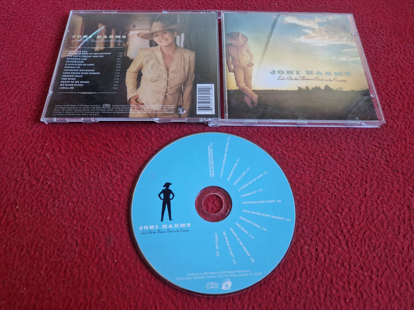 JONI HARMS LET'S PUT THE WESTERN BACK IN THE COUNTRY CD