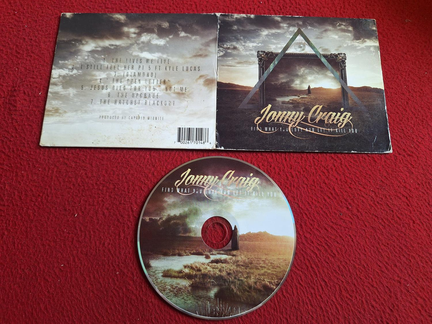 JONNY CRAIG FIND WHAT YOU LOVE AND LET IT KILL YOU CD