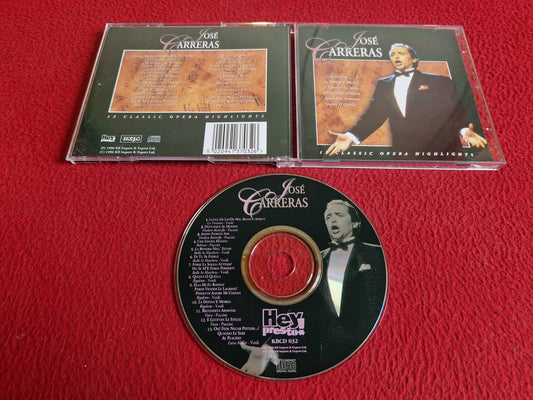 JOSE CARRERAS 13 CLASSIC OPERA HIGHLIGHTS CD