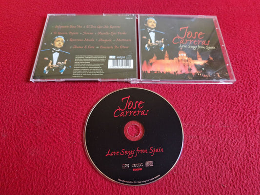 JOSE CARRERAS LOVE SONGS FROM SPAIN CD