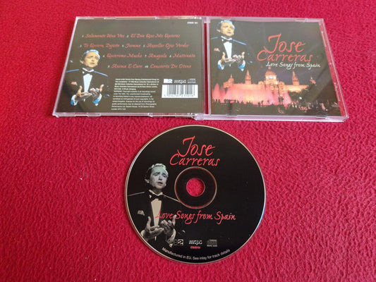 JOSE CARRERAS LOVE SONGS FROM SPAIN CD