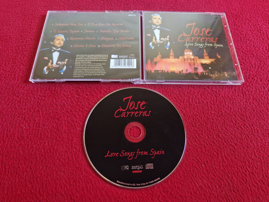 JOSE CARRERAS LOVE SONGS FROM SPAIN CD