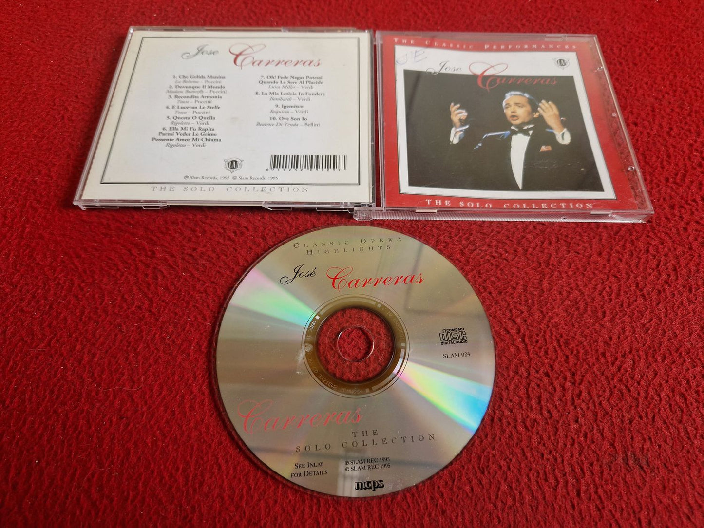 JOSE CARRERAS THE SOLO COLLECTION CD