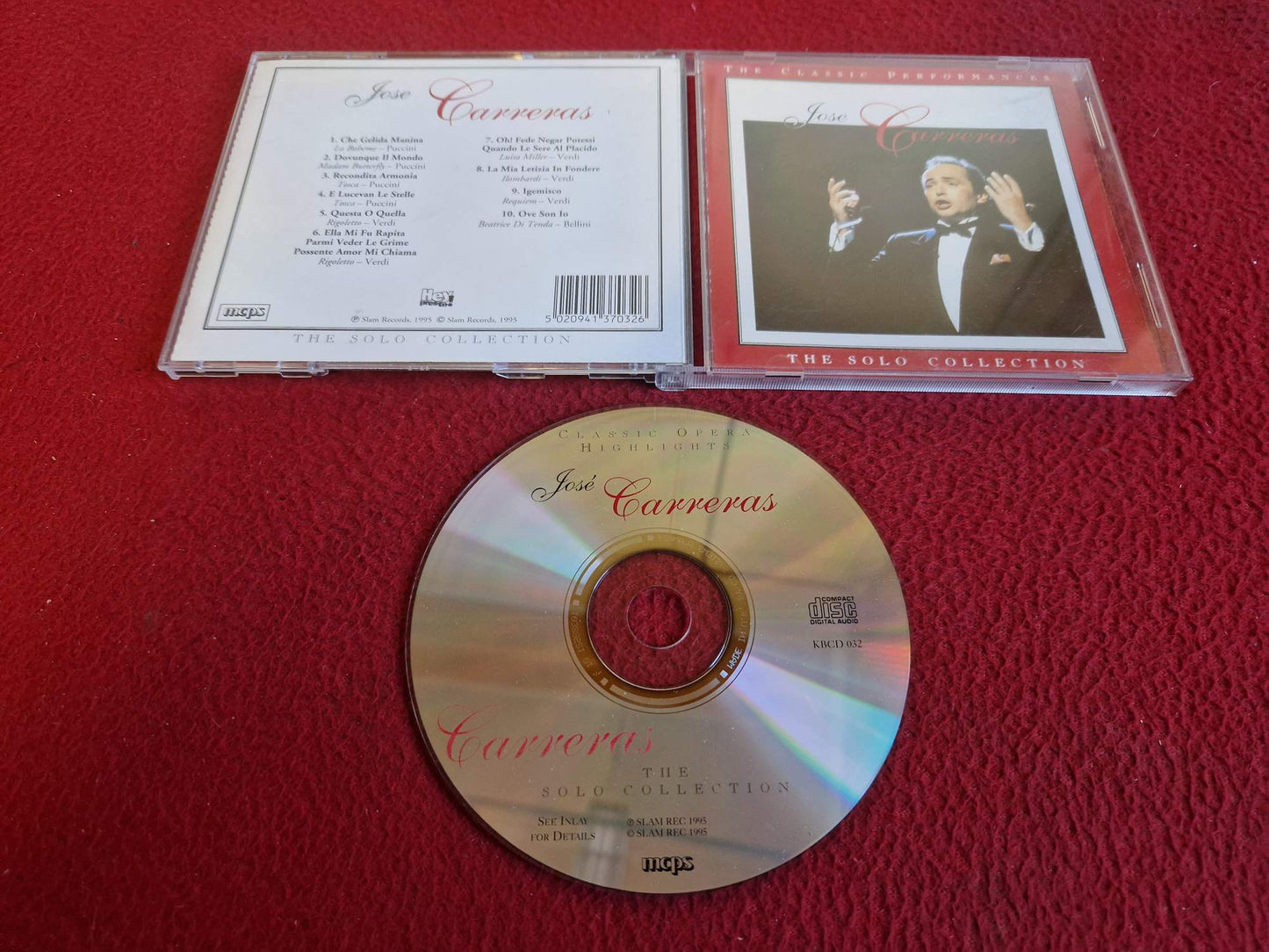 JOSE CARRERAS THE SOLO COLLECTION CD