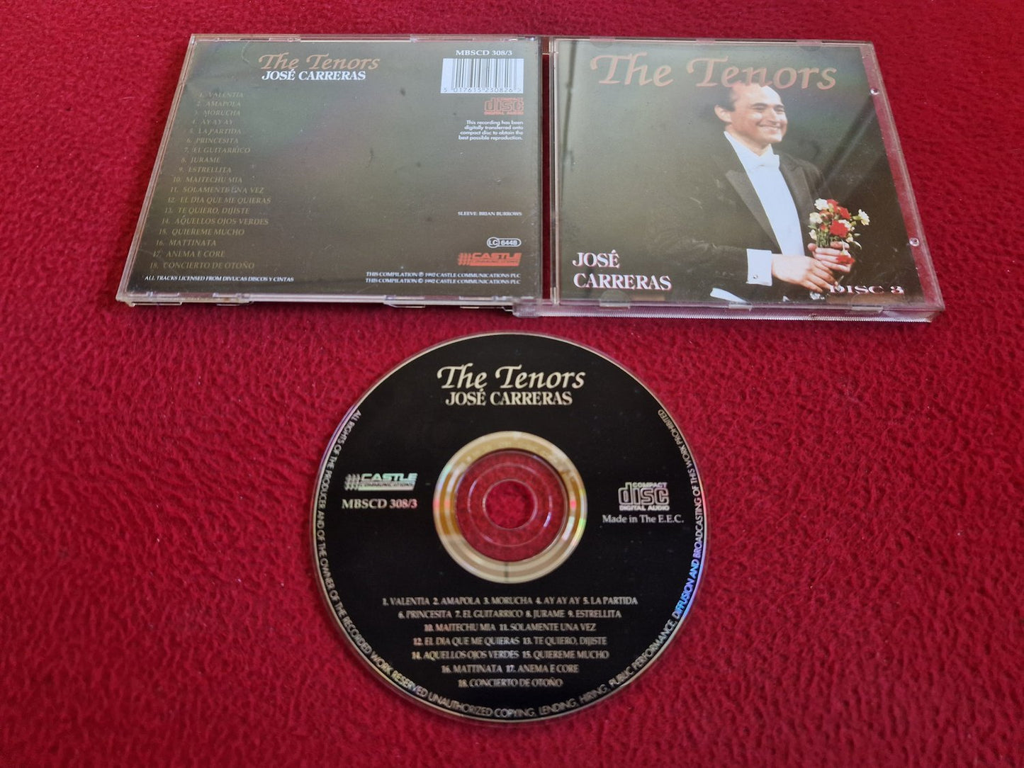 JOSE CARRERAS [ THE TENORS DISC 3 ] CD