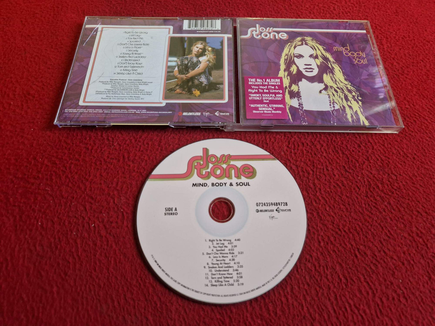 JOSS STONE MIND, BODY & SOUL CD