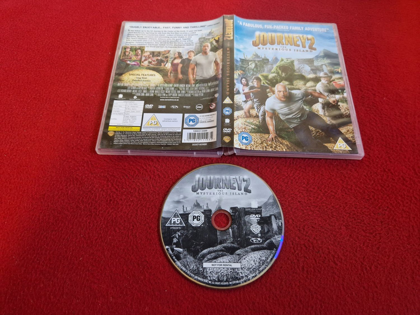 JOURNEY 2: THE MYSTERIOUS ISLAND DVD