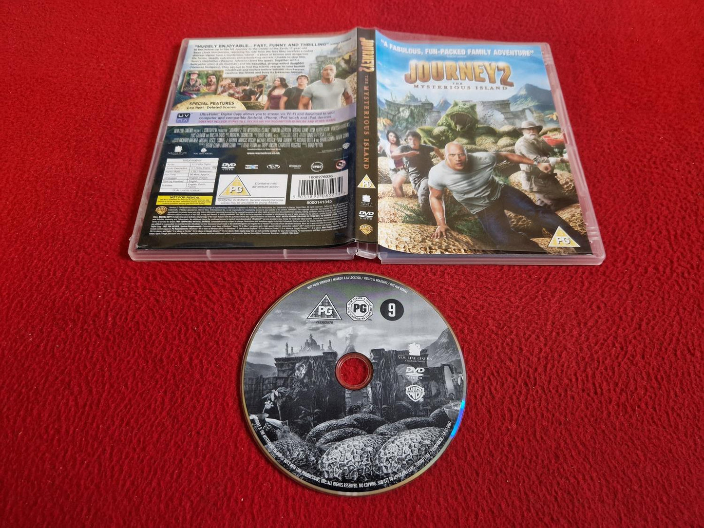 JOURNEY 2 THE MYSTERIOUS ISLAND DVD