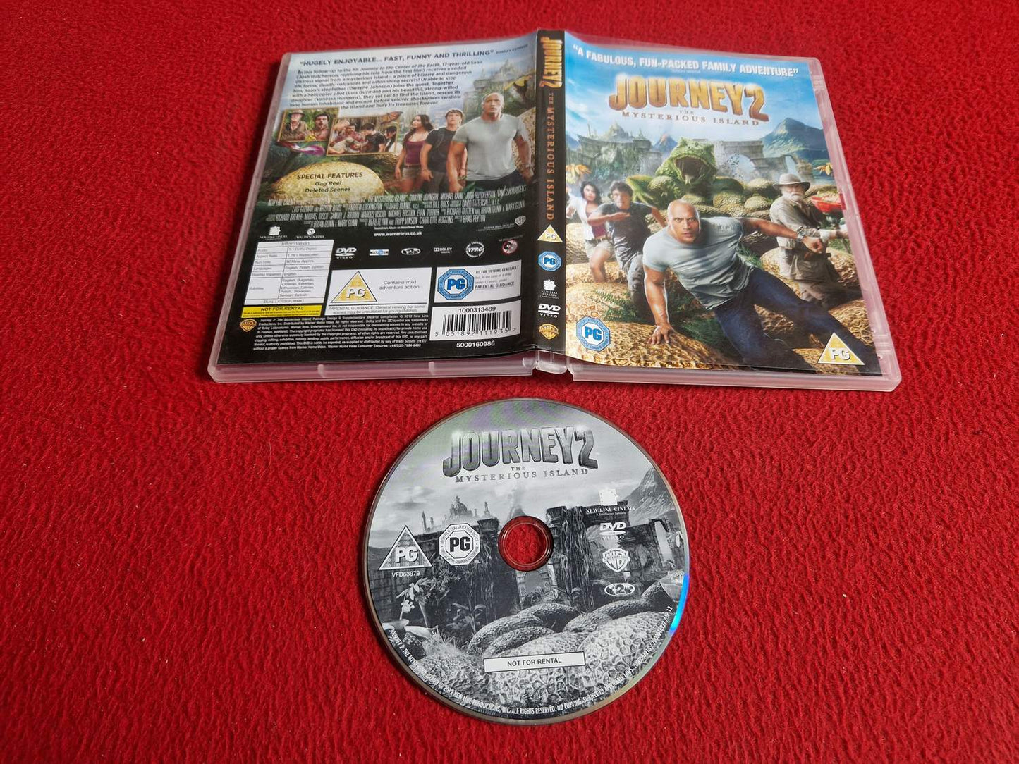 JOURNEY 2 THE MYSTERIOUS ISLAND DVD