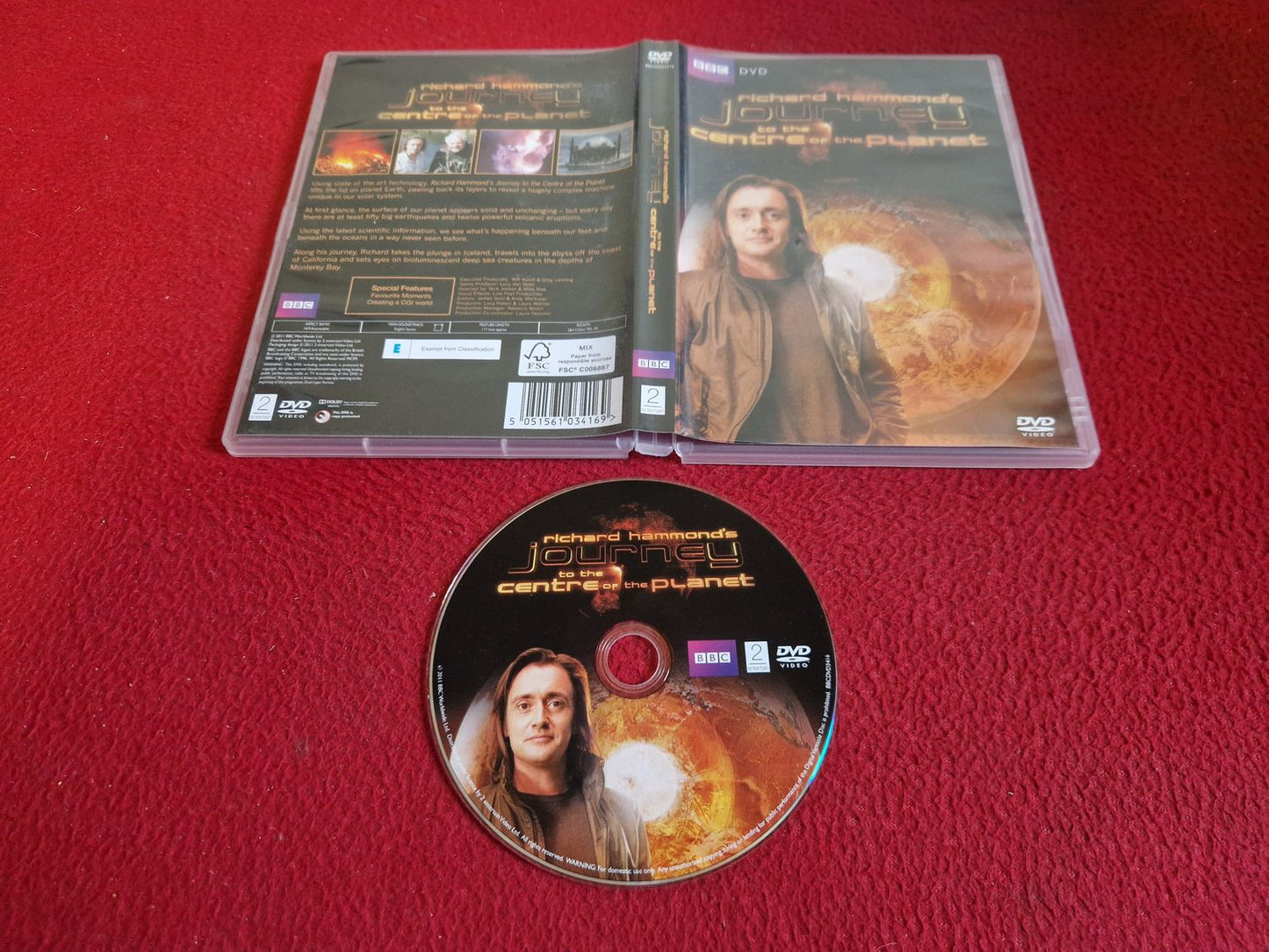 JOURNEY TO THE CENTRE OF THE PLANET DVD