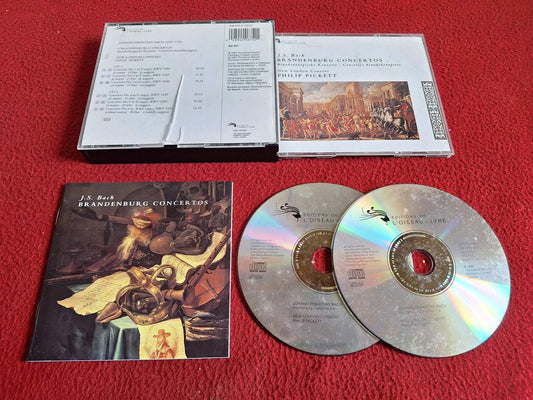 J.S. BACH BRANDENBURG CONCERTOS NEW LONDON CONSORT PHILIP PICKETT CD BOX
