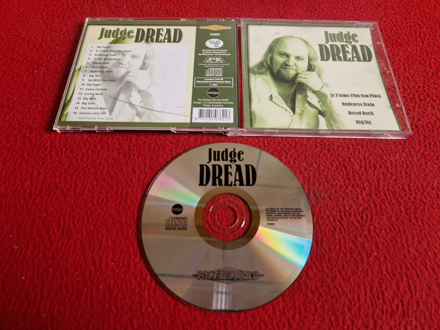 JUDGE DREAD [ FOREVER GOLD ] CD