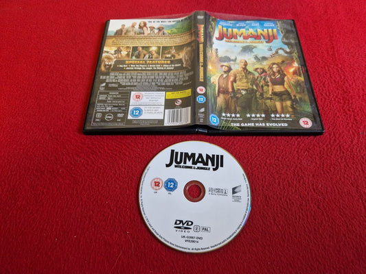 JUMANJI WELCOME TO THE JUNGLE DVD