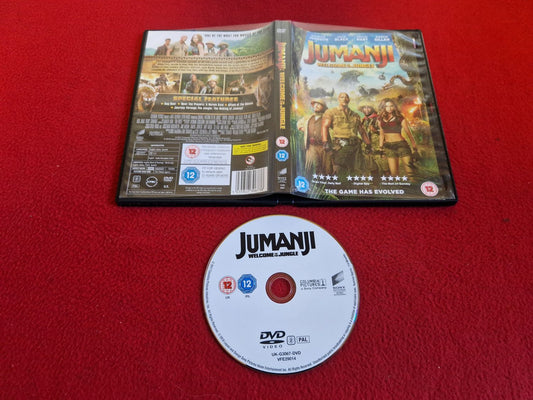 JUMANJI WELCOME TO THE JUNGLE DVD