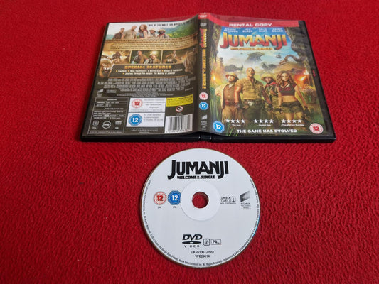 JUMANJI WELCOME TO THE JUNGLE DVD